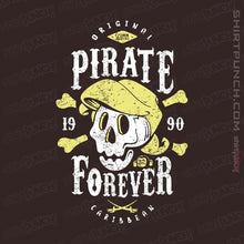 Load image into Gallery viewer, Shirts Magnets / 3"x3" / Dark Chocolate Pirate Forever