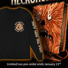 Load image into Gallery viewer, Daily_Deal_Shirts Magnets / 3"x3" / Black Necronomicon Long Sleeve