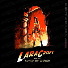 Load image into Gallery viewer, Shirts Magnets / 3"x3" / Black Indiana Croft