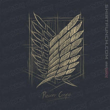 Load image into Gallery viewer, Shirts Magnets / 3"x3" / Dark Heather The Survey Corps