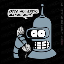 Load image into Gallery viewer, Secret_Shirts Magnets / 3"x3" / Black Robot On The Phone