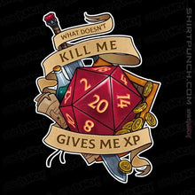 Load image into Gallery viewer, Secret_Shirts Magnets / 3"x3" / Black What Doesn't Kill Me