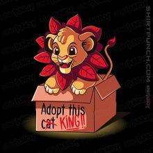 Load image into Gallery viewer, Shirts Magnets / 3"x3" / Black Adopt This King