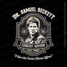 Load image into Gallery viewer, Shirts Magnets / 3"x3" / Black Sam Beckett Exorcist