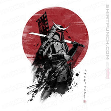 Load image into Gallery viewer, Shirts Magnets / 3"x3" / White Mandalorian Samurai