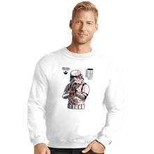 Load image into Gallery viewer, Daily_Deal_Shirts Crewneck Sweater, Unisex / Small / White Rebel Combat Academy