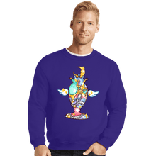 Load image into Gallery viewer, Shirts Crewneck Sweater, Unisex / Small / Violet Magical Silhouettes - Holy Grail