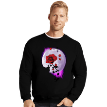 Load image into Gallery viewer, Shirts Crewneck Sweater, Unisex / Small / Black Crystal Clear Hero