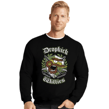 Load image into Gallery viewer, Daily_Deal_Shirts Crewneck Sweater, Unisex / Small / Black Dropkick Willies