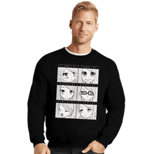 Load image into Gallery viewer, Secret_Shirts Crewneck Sweater, Unisex / Small / Black Dere Type