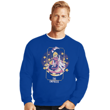 Load image into Gallery viewer, Shirts Crewneck Sweater, Unisex / Small / Royal Blue The Empress Peach