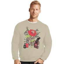 Load image into Gallery viewer, Secret_Shirts Crewneck Sweater, Unisex / Small / Sand Roll Initiative