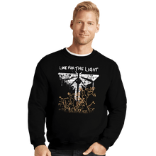 Load image into Gallery viewer, Secret_Shirts Crewneck Sweater, Unisex / Small / Black Fireflies.
