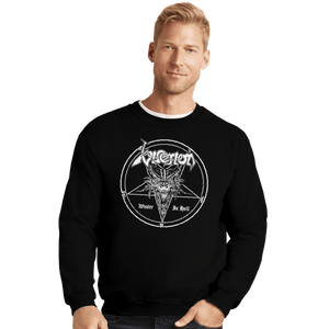 Shirts Crewneck Sweater, Unisex / Small / Black Winter Is Hell