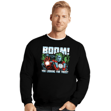 Load image into Gallery viewer, Secret_Shirts Crewneck Sweater, Unisex / Small / Black The Captain Machine