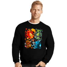 Load image into Gallery viewer, Shirts Crewneck Sweater, Unisex / Small / Black Dragon Roleplay