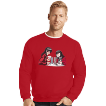 Load image into Gallery viewer, Shirts Crewneck Sweater, Unisex / Small / Red All In