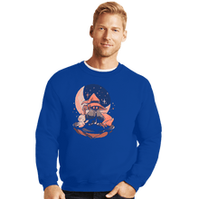 Load image into Gallery viewer, Daily_Deal_Shirts Crewneck Sweater, Unisex / Small / Royal Blue Nightfall Mage