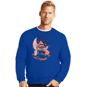 Daily_Deal_Shirts Crewneck Sweater, Unisex / Small / Royal Blue Nightfall Mage