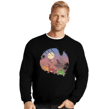 Load image into Gallery viewer, Shirts Crewneck Sweater, Unisex / Small / Black The Land Before Extinction