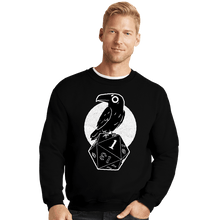 Load image into Gallery viewer, Secret_Shirts Crewneck Sweater, Unisex / Small / Black Critical Crow