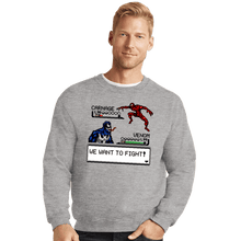 Load image into Gallery viewer, Shirts Crewneck Sweater, Unisex / Small / Sports Grey Carnage Fight
