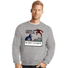 Load image into Gallery viewer, Shirts Crewneck Sweater, Unisex / Small / Sports Grey Carnage Fight