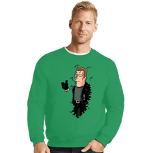 Load image into Gallery viewer, Secret_Shirts Crewneck Sweater, Unisex / Small / Irish Green I'll Be Back!