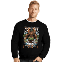 Load image into Gallery viewer, Daily_Deal_Shirts Crewneck Sweater, Unisex / Small / Black Samurai Mikey