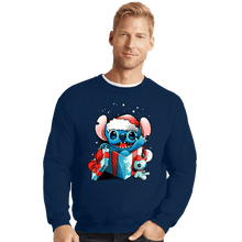 Load image into Gallery viewer, Daily_Deal_Shirts Crewneck Sweater, Unisex / Small / Navy The Christmas Experiment
