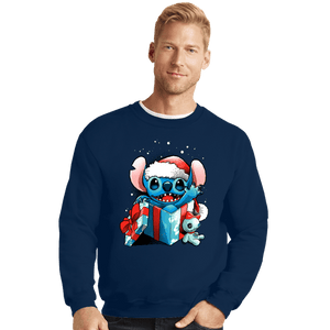 Daily_Deal_Shirts Crewneck Sweater, Unisex / Small / Navy The Christmas Experiment