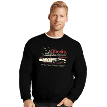 Load image into Gallery viewer, Daily_Deal_Shirts Crewneck Sweater, Unisex / Small / Black Ghosts And Ghouls