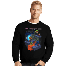 Load image into Gallery viewer, Shirts Crewneck Sweater, Unisex / Small / Black Isometroid