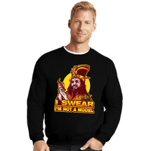 Load image into Gallery viewer, Shirts Crewneck Sweater, Unisex / Small / Black Not A Model