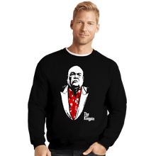 Load image into Gallery viewer, Daily_Deal_Shirts Crewneck Sweater, Unisex / Small / Black The Kingpin