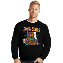 Load image into Gallery viewer, Daily_Deal_Shirts Crewneck Sweater, Unisex / Small / Black Scooby Stacks