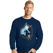 Load image into Gallery viewer, Shirts Crewneck Sweater, Unisex / Small / Navy The Pretendus Charm