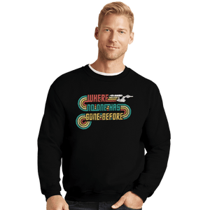 Daily_Deal_Shirts Crewneck Sweater, Unisex / Small / Black Vintage Gone Before