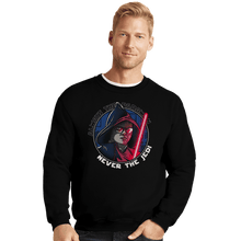 Load image into Gallery viewer, Secret_Shirts Crewneck Sweater, Unisex / Small / Black Always The Padawan