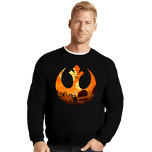 Load image into Gallery viewer, Daily_Deal_Shirts Crewneck Sweater, Unisex / Small / Black Rising Star