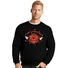 Load image into Gallery viewer, Shirts Crewneck Sweater, Unisex / Small / Black I'm A Failure Red