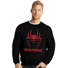 Load image into Gallery viewer, Shirts Crewneck Sweater, Unisex / Small / Black Spider Athletics