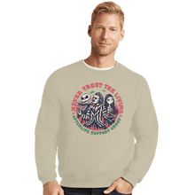 Load image into Gallery viewer, Daily_Deal_Shirts Crewneck Sweater, Unisex / Small / Sand Afterlife Support Group