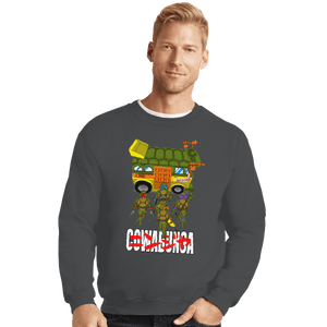 Shirts Crewneck Sweater, Unisex / Small / Charcoal Akirabunga