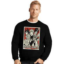 Load image into Gallery viewer, Shirts Crewneck Sweater, Unisex / Small / Black Reservoir Villains
