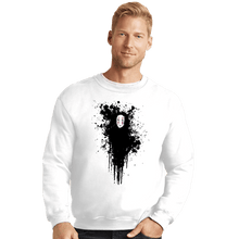 Load image into Gallery viewer, Shirts Crewneck Sweater, Unisex / Small / White Inkface