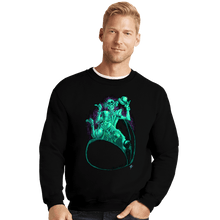 Load image into Gallery viewer, Secret_Shirts Crewneck Sweater, Unisex / Small / Black Mansion Ghosts