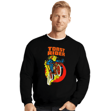 Load image into Gallery viewer, Shirts Crewneck Sweater, Unisex / Small / Black Toast Rider