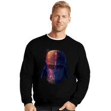 Load image into Gallery viewer, Daily_Deal_Shirts Crewneck Sweater, Unisex / Small / Black Galactic Darth Vader