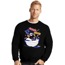 Load image into Gallery viewer, Shirts Crewneck Sweater, Unisex / Small / Black Cereal Killer